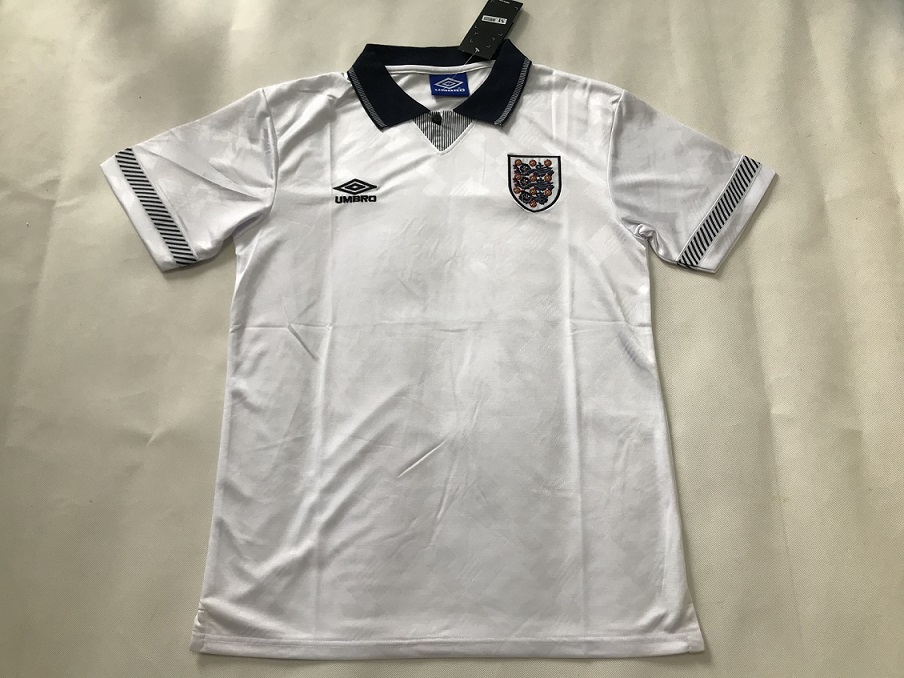 AAA Quality England 1990 World Cup Home Soccer Jersey